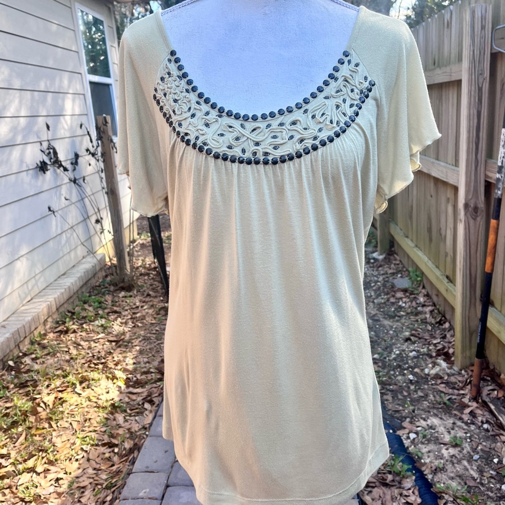 Notations Top for Ladies; Size Large